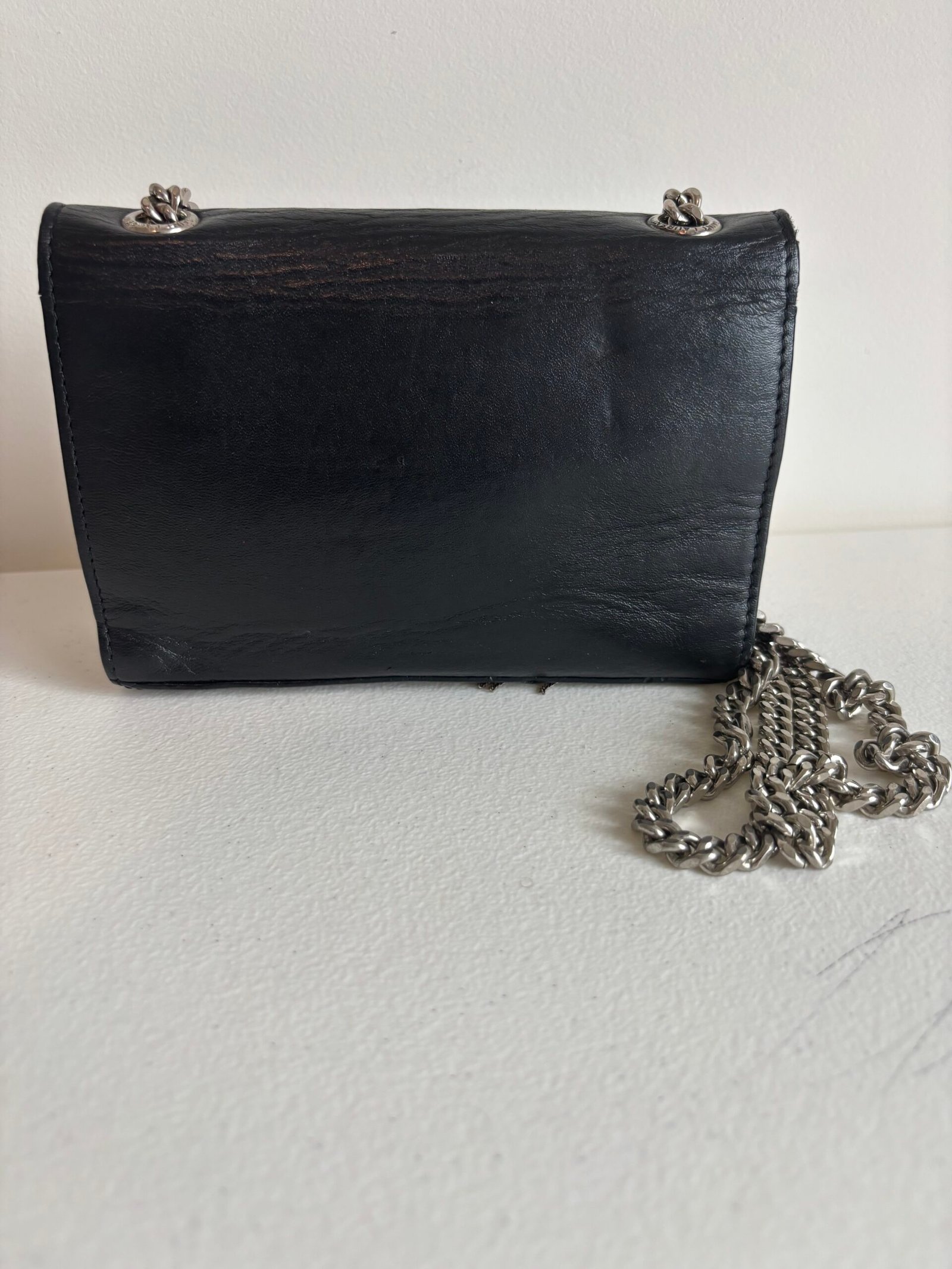 SAINT LAURENT Kate Small Grain de Poudre Luxury Leather Shoulder Bag - Image 3