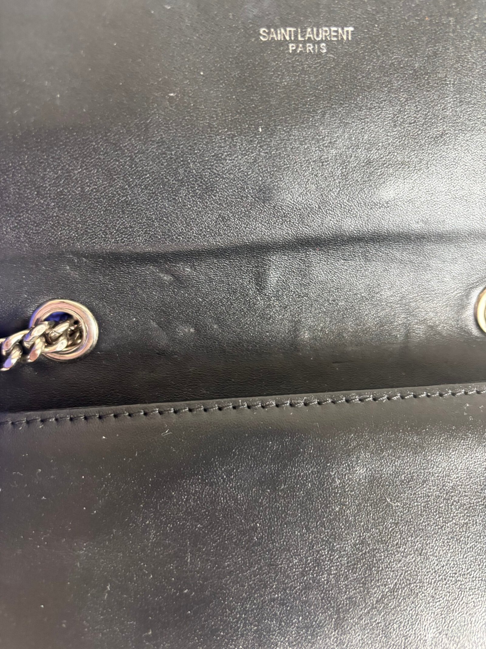 SAINT LAURENT Kate Small Grain de Poudre Luxury Leather Shoulder Bag - Image 7