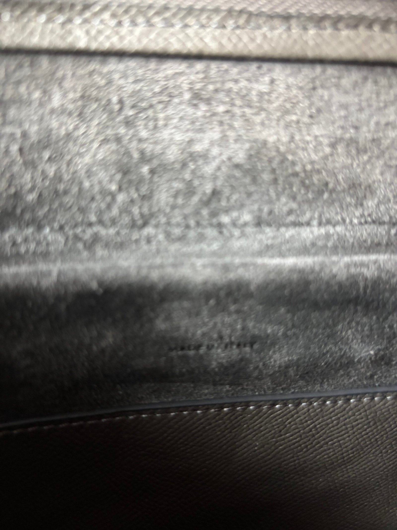 Celine Grey Grained Calfskin Micro Belt Bag - Image 8