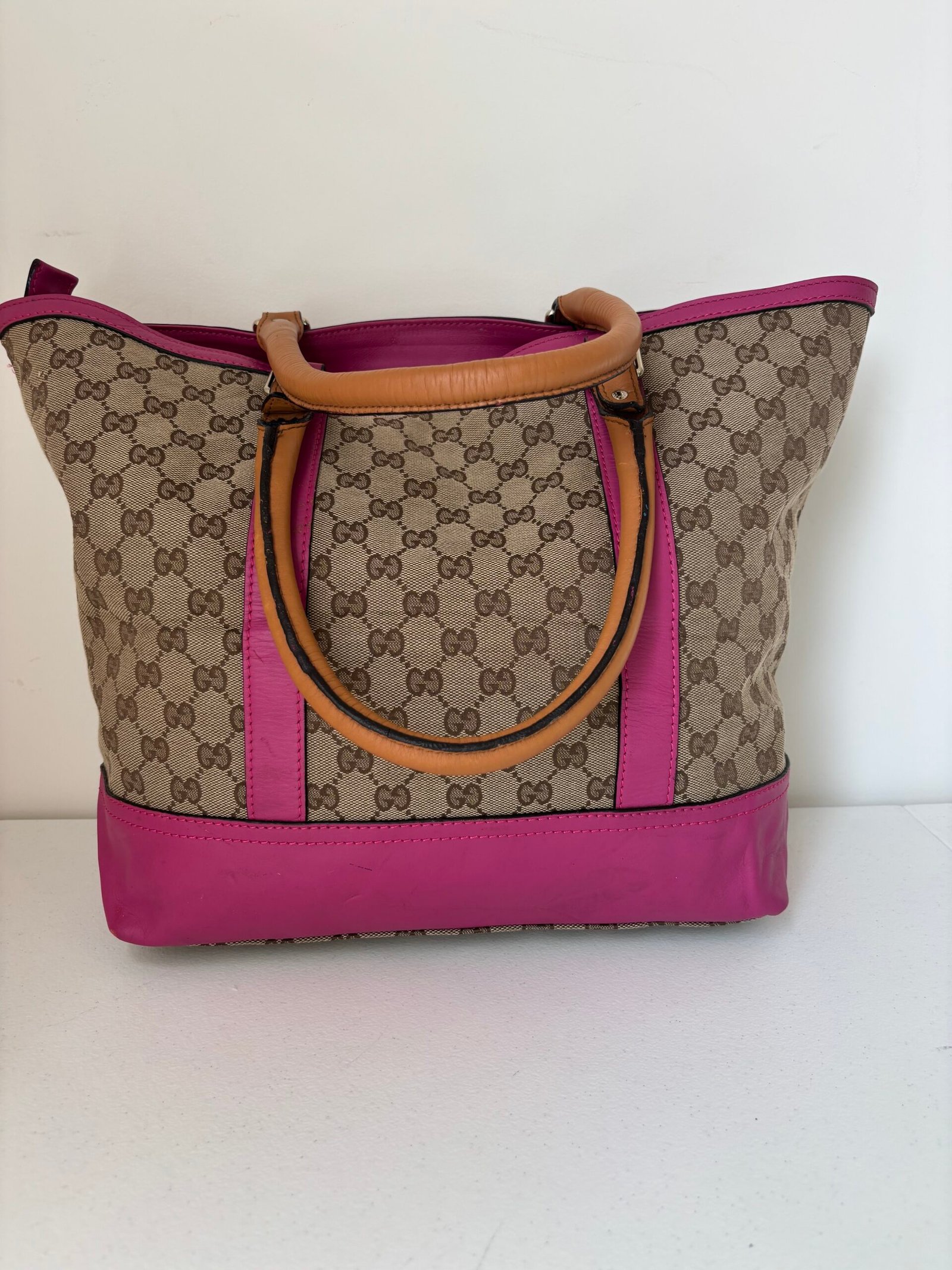 GG Canvas Tote Bag Canvas Tote Bag pink